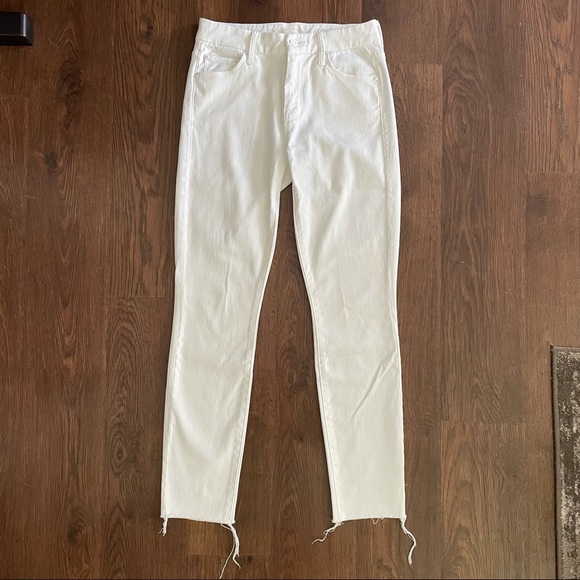 MOTHER Denim - MOTHER Jeans The Looker Ankle Fray Glass Slipper